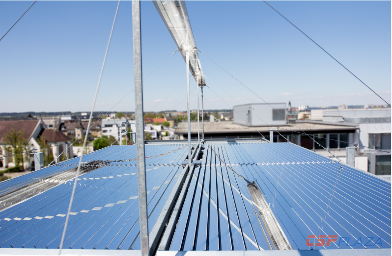 ASIc Fresnex 20m2 concentrated solar thermal prototyp ASiC - Austria Solar Innovation Center.PNG